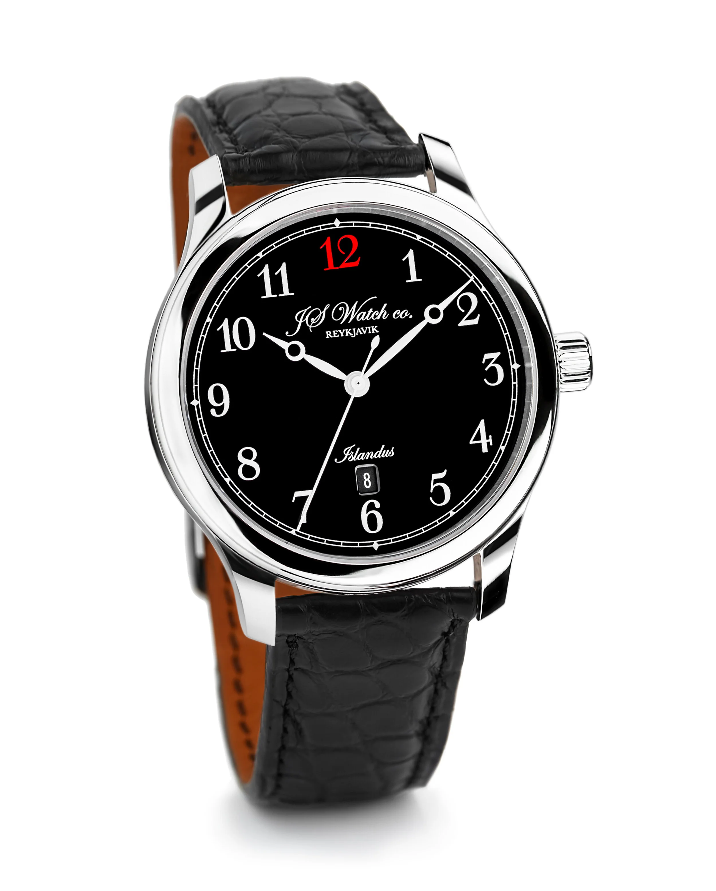 JS Watch Company Reykjavik — Islandus Black Arabic